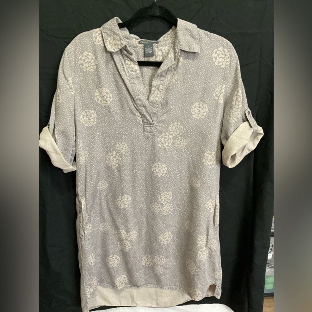 Chelsea & Theodore Dress Woman’s Medium Blue Soft Tencel Cottage Style